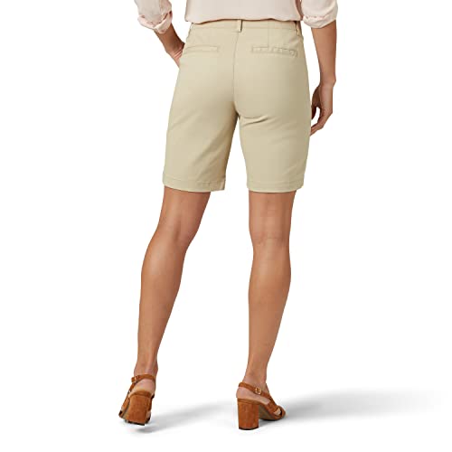 Lee Women's Legendary 9" Chino Bermuda Short Safari 10