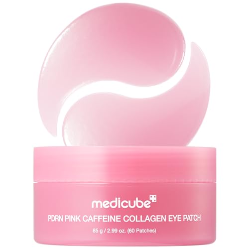 medicube Eye Patch PDRN Caffeine Collagen - Firming Gel Patches, 30 Pairs