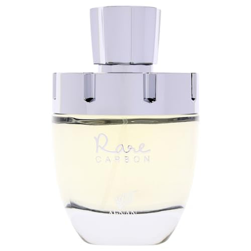 Afnan Rare Carbon Eau De Parfum Spray for Men, 3.4 Fl. Oz