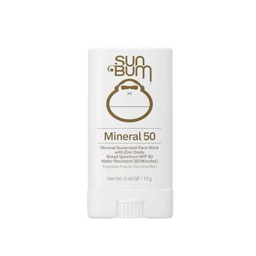 Sun Bum Mineral SPF 50 Face Stick Sunscreen - Travel Size, 0.45 oz