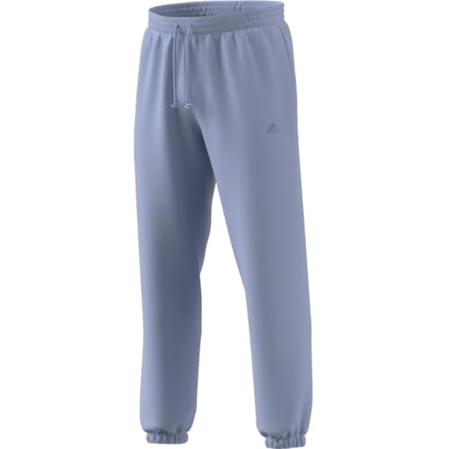 adidas Mens All SZN French Terry Pants Blue Dawn X-Large