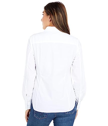 Tommy Hilfiger Solid Roll Tab Bright White LG (US 12-14)