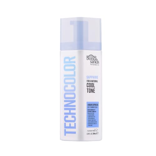 Bondi Sands Technocolor 1 Hour Express Tanning Foam, Sapphire, 6.76 Fl Oz