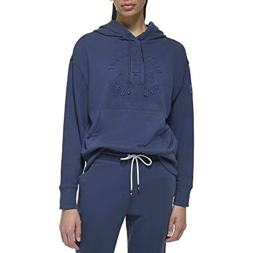 Tommy Hilfiger women's Sport Hoodie, Navy, S