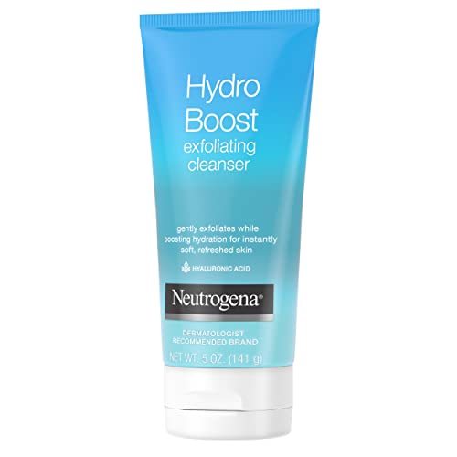Neutrogena Hydro Boost Exfoliating Facial Cleanser Scrub, 5 oz, 3 Pack