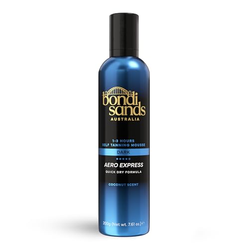Bondi Sands Aero 1-Hour Express Self Tanning Foam, Dark, 7.61 Fl Oz