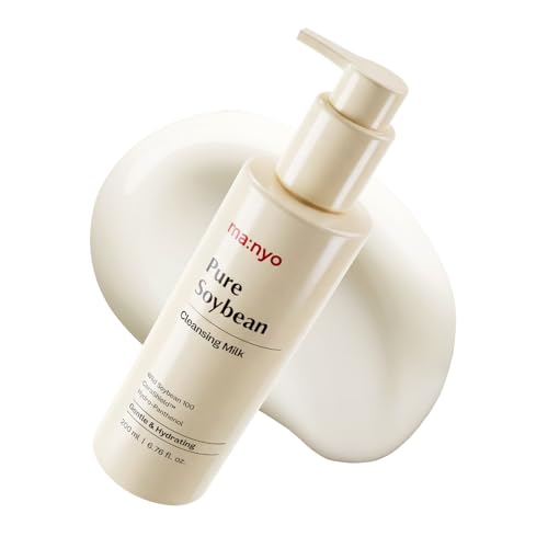 MANYO Pure Soybean Cleansing Milk, Facial Cleanser, 6.76 fl oz