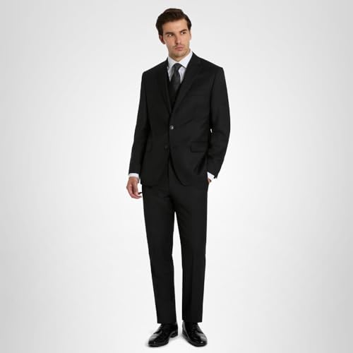 Michael Kors Black Plain Classic Pants|Black,34/32