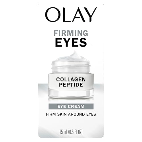 Olay Regenerist Collagen Peptide 24 Firming Eye Cream, Fragrance-Free Anti Aging Eye Treatment with Collagen Peptide and Vitamin B3+, Moisturizing Eye Cream for Wrinkles, 0.5 Fl Oz