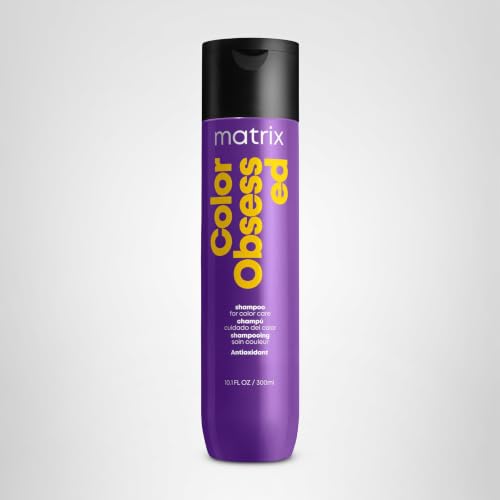 Matrix Color Obsessed Antioxidant Shampoo | Enhances Hair Color & Prevents Fading | For Color Treated Hair | Cruelty Free | Salon Shampoo | Packaging May Vary | 10.1 Fl. Oz. | Vegan