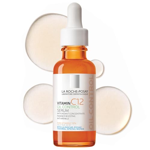 La Roche-Posay Pure 12% Vitamin C Serum with Hyaluronic Acid, 1.01 fl oz