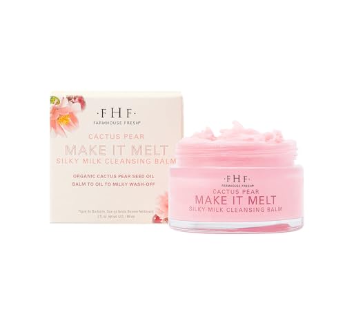 FarmHouse Fresh Cactus Pear Make It Melt Silky Milk Cleansing Balm for Deep Hydration