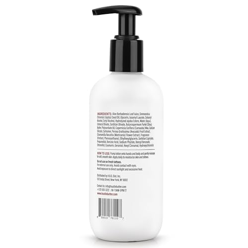 Hustle Butter Tattoo Aftercare - Daily Moisturizing Lotion - Naturally Derived Vegan Cruelty Free - Everyday All Over Use for Tattoos - 9 fl oz
