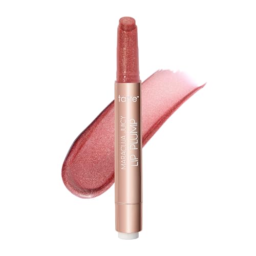 tarte maracuja juicy shimmer glass lip plump – Hydrating & Volumizing Lip Gloss Balm with Hyaluronic Acid & Vitamin E, Plumps & Moisturizes, Vegan & Cruelty-Free, full size, berry