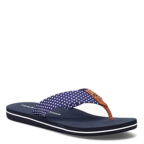Tommy Hilfiger Women's Candis X Slippers, Blue, 7