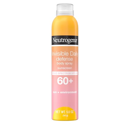 Neutrogena Invisible Daily Defense Sunscreen Spray SPF 60+, 5.0 oz