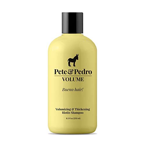 Pete & Pedro Volume Daily Shampoo Biotin, Thickening, Strengthening, 8.5 oz