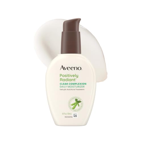 Aveeno Positively Radiant Clear Complexion Acne Face Moisturizer, 4 fl. oz
