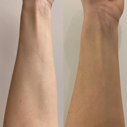 b.tan Clear Gradual Self Tan Gel | Glow Your Own Way Shimmer - Sunkissed Golden Bronze, Transfer Free, Best Extender, Moisturizing, Non Toxic Sunless Tanning Lotion, No Fake Tanner Smell, 16 Fl Oz