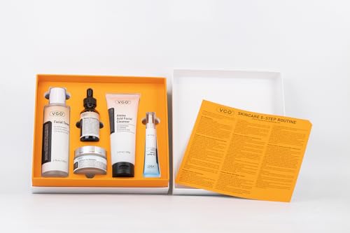 VGO Skin Care Set, Anti-Aging Moisturizing Repairing Soothing Snail Mucin Facial Skin Care Routine Kit for Dry Sensitive Dull Skin, 13.58 Fl Oz
