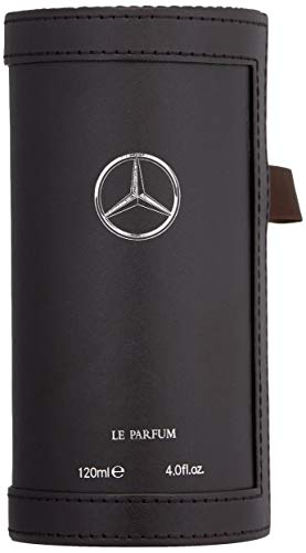 Mercedes Benz - Le Parfum - Irresistible Fragrance For Men - Wood And Leather Scent - For Dynamic, Leading Personalities - Pink Pepper, Bergamot, Violet Leaves, Amber Notes - Eau De Parfum - 4 Fl Oz