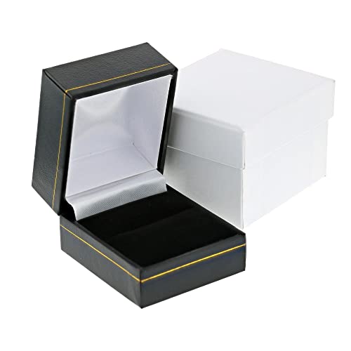 emgeedi 10k Two Tone Solid Gold Horse Lucky Horseshoe CZ Mens Ring - Size 10.75