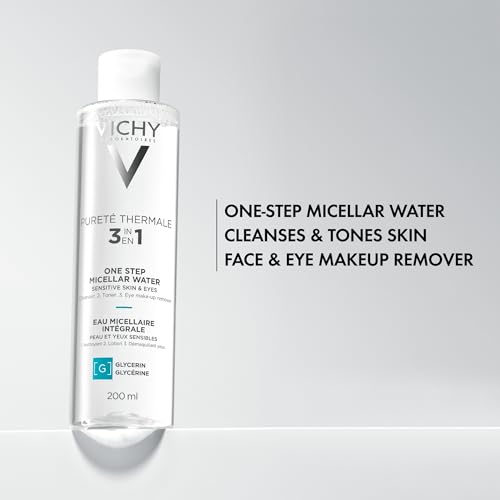 VICHY Pureté Thermale Micellar Water Eye Makeup Remover & Toner 6.76oz