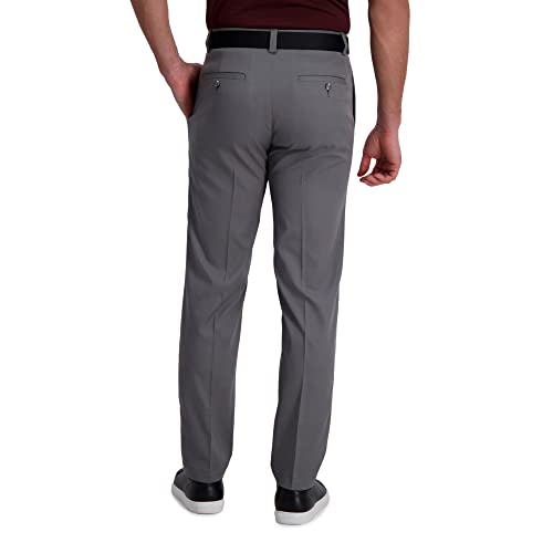 Haggar Mens Hc71080 Casual Pants, Heather Grey, 36W x 29L US