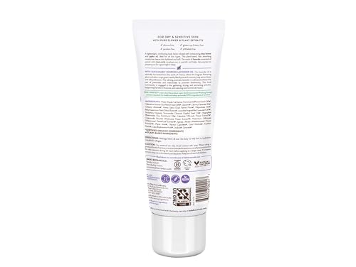 Babo Botanicals Calming Lavender Body Lotion - Relaxing Chamomile & Lavender - Vegan- For all ages- Scented with Lavender fragrance