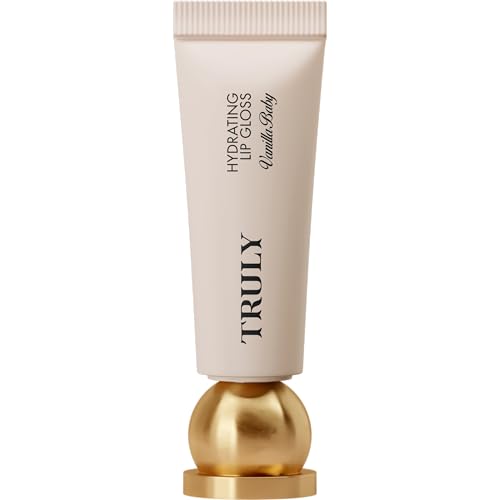 Truly Beauty Vanilla Baby Hydrating Lip Gloss | Sheer Nude Beige Tint
