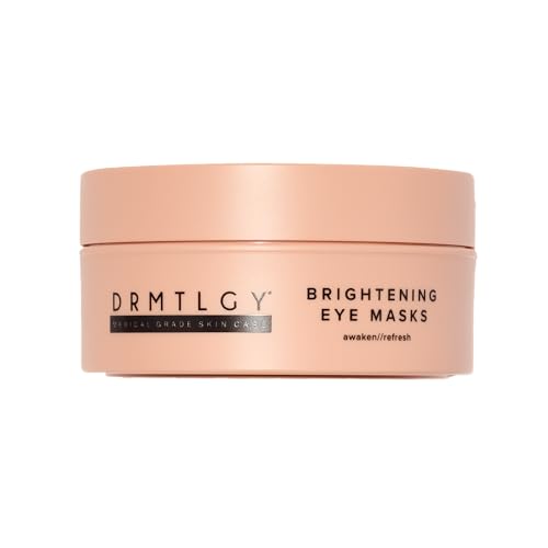 DRMTLGY Brightening Eye Masks 60 Count | Hydrogel Under Eye Patches