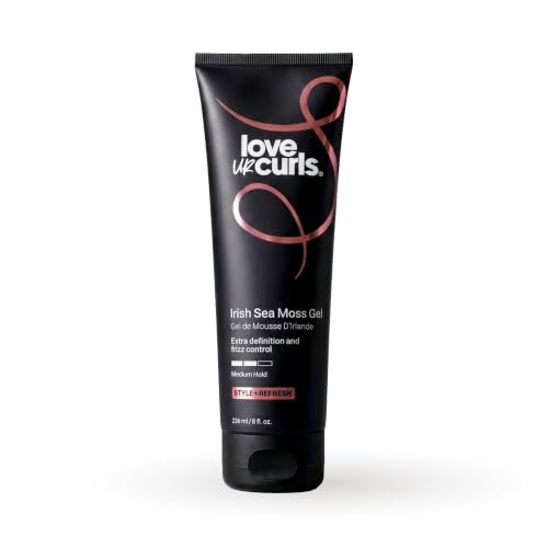 Love Ur Curls Curly Hair Gel - Medium Hold Irish Sea Moss Curl Gel