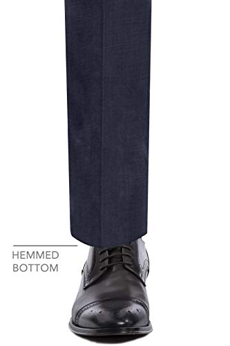 Calvin Klein Men's Slim Fit Suit Separates, Solid Medium Blue, 34W x 30L