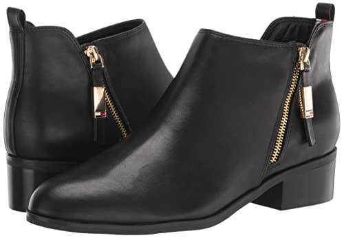 Tommy Hilfiger Women's Wright2 Bootie, Black, 8.5