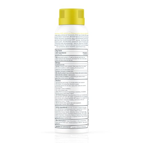 Oars + Alps SPF 30 Mineral Body Sunscreen Spray, Blends Well, 2pk, 6oz