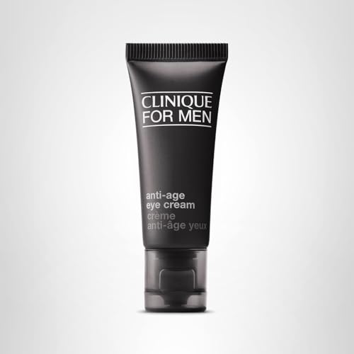 Clinique For Men Anti-Age Eye Cream Moisturizer | Hydrating + Brightening, Mini Travel Size, 0.5 Fl Oz