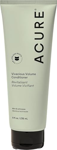 Acure Vivacious Volume Conditioner - for Thinning Hair, Vegan - 8 fl oz