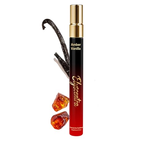 Elyscentra Pheromones Perfumes for Women, Long Lasting Amber Vanilla Perfumes Eau de Parfum Spray, 0.41 fl oz / 12 ml Travel Size Perfumes,Cologne Spray Ideal Gift for Her