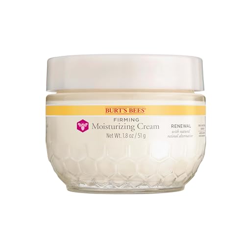 Burt's Bees Renewal Firming Face Cream, Anti-Aging Retinol Alternative, Mothers Day Gifts for Mom, Moisturizing Natural Origin Skin Care, 1.8 Ounce (Packaging May Vary)