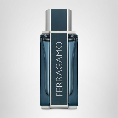 FERRAGAMO Intense Leather Eau de Parfum Pour Homme, Cologne Spray for Men, 3.4 Fl. Oz.