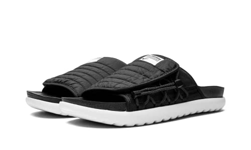 Nike mens Asuna 2 Slides Slippers, Black/Dark Grey/White/Black, 9