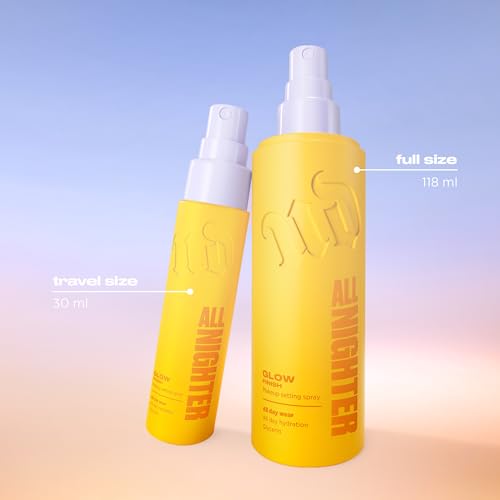 Urban Decay All Nighter Glow Makeup Setting Spray (Travel Mini - 1 fl oz)