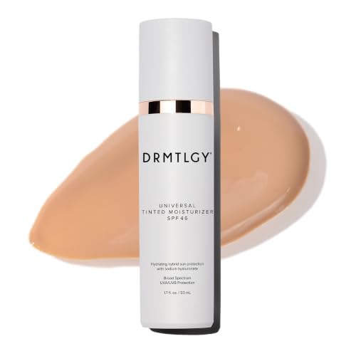 DRMTLGY Universal Tinted Moisturizer SPF 46, Dewy Tinted Sunscreen