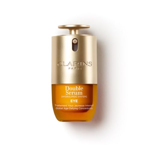 CLARINS NEW DOUBLE SERUM Eye Brightening & Depuffing Anti-Aging Treatment