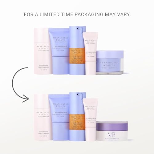 Meaningful Beauty Travel Size 5-Piece Anti-Aging Skincare Starter Kit
