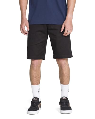 Volcom Men's Vmonty Chino Shorts Black 34