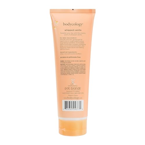 Bodycology Shea Butter Body Cream, Whipped Vanilla, 8 oz