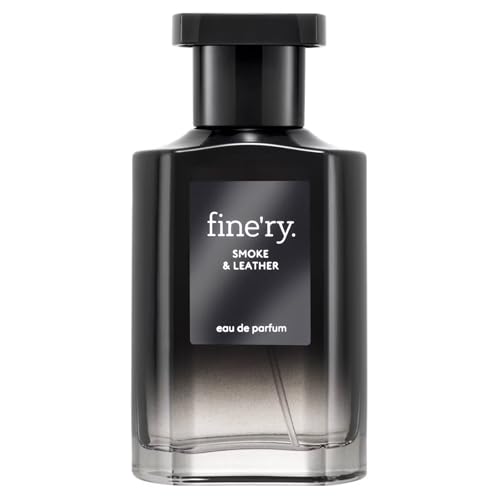 Fine'ry Cologne for Men Woody Smoke & Leather Eau De Parfum (2oz)