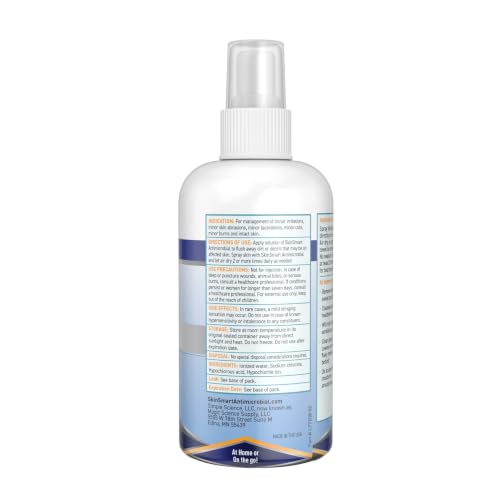 SkinSmart Antimicrobial Facial Cleanser for Breakouts and Blemishes, 8 oz