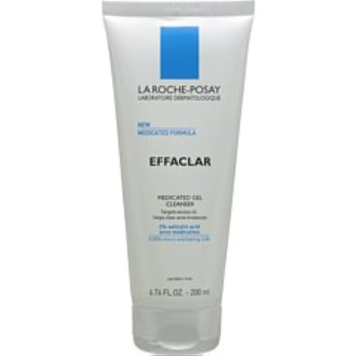 La Roche-Posay Effaclar Medicated Acne Face Wash with Salicylic Acid, 6.8oz